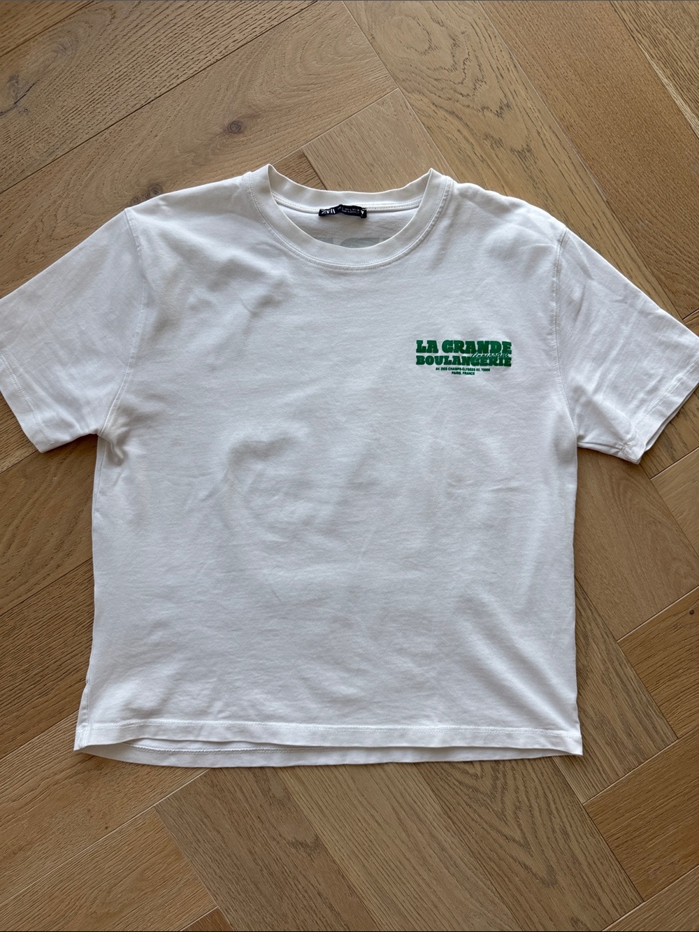 Zara White Crewneck Tee - NwoT